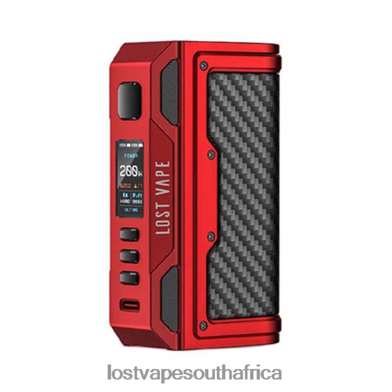 Matte Red/Carbon Fiber