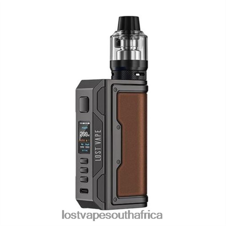 Gunmetal/Leather