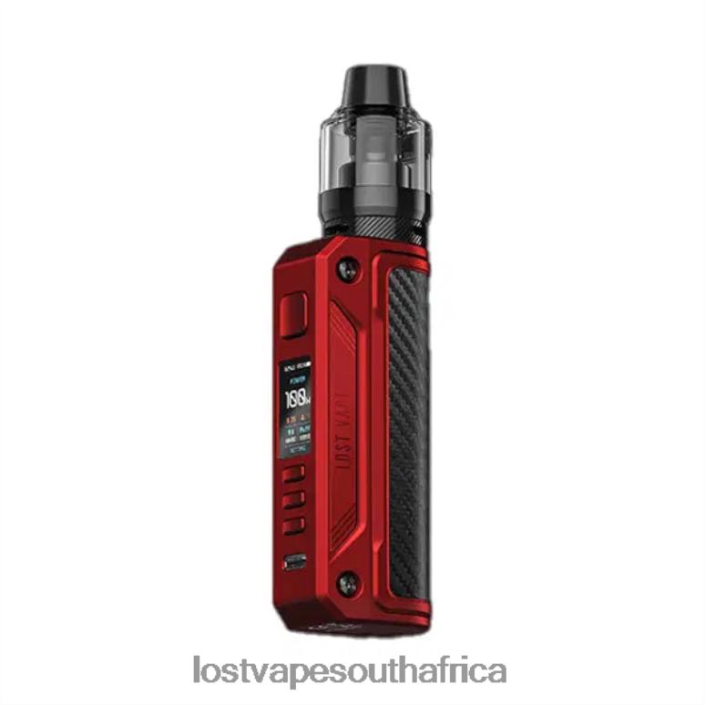 Matte Red/Carbon Fiber