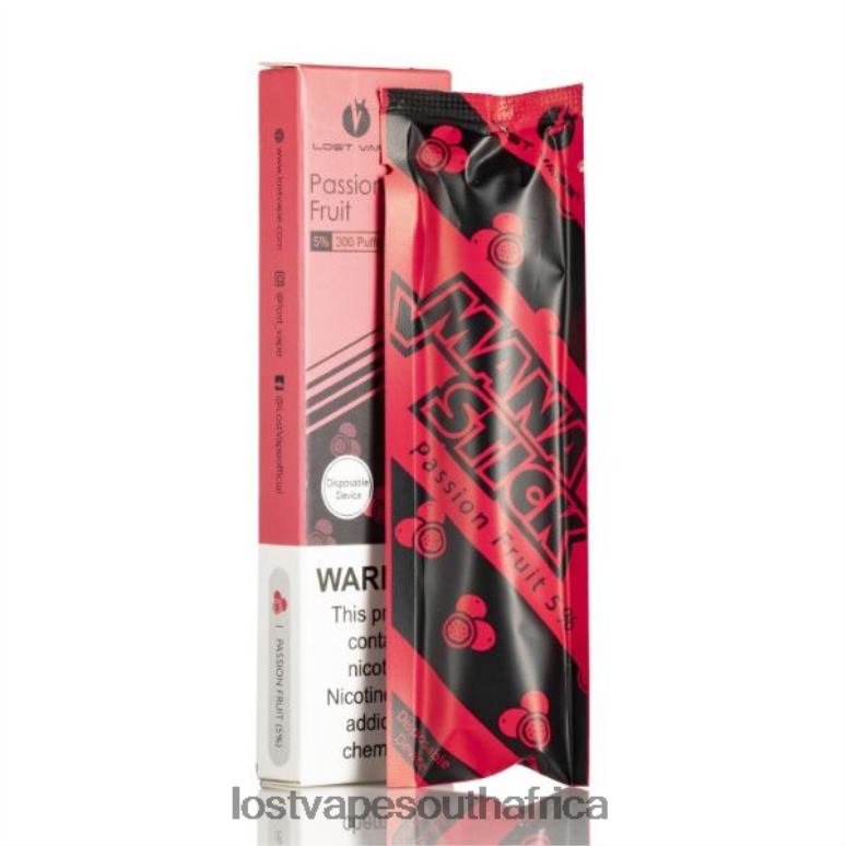 Lost Vape Contact - 2BFN6524 Lost Vape Mana Stick Disposable | 300 Puffs | 1.2mL Passion Fruit 5%