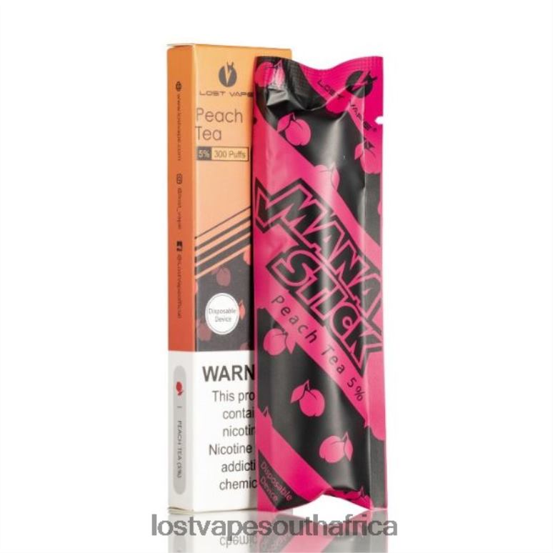 Lost Vape Dealers Near Me - 2BFN6525 Lost Vape Mana Stick Disposable | 300 Puffs | 1.2mL Peach Tea 5%