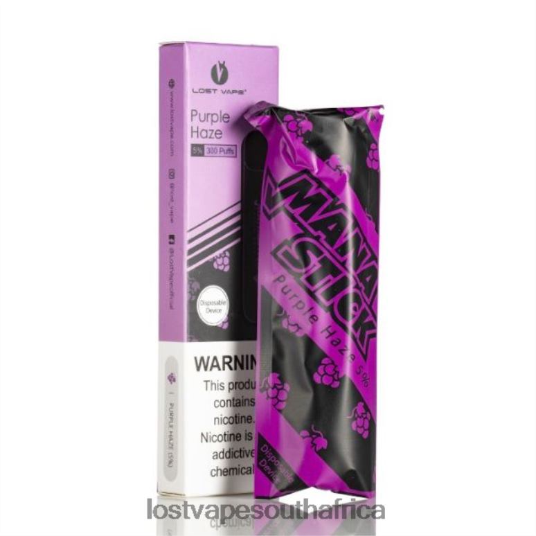 Lost Vape Pods Near Me - 2BFN6527 Lost Vape Mana Stick Disposable | 300 Puffs | 1.2mL Purple Haze 5%