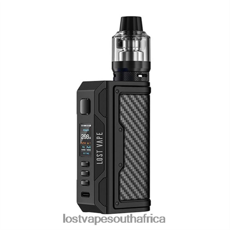 Lost Vape Wholesale - 2BFN69 Lost Vape Thelema Quest 200W Kit Black/Carbon Fiber