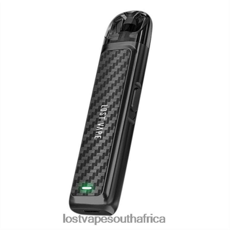Lost Vape Dealers Near Me - 2BFN6225 Lost Vape URSA Pod Kit | 800mAh Black Carbon Fiber