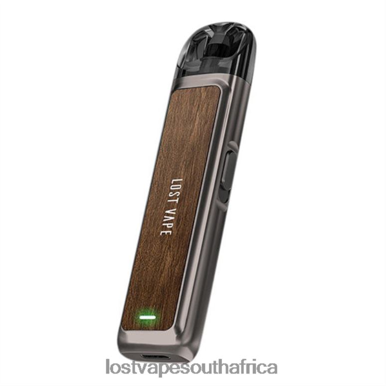 Lost Vape Price South Africa - 2BFN6223 Lost Vape URSA Pod Kit | 800mAh Gunmetal Walnut Wood