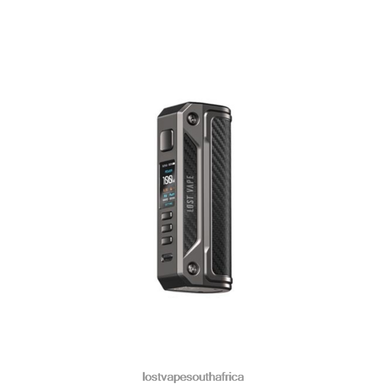 Lost Vape South Africa - 2BFN6251 Lost Vape Thelema Solo 100W Mod Gunmetal/Carbon Fiber