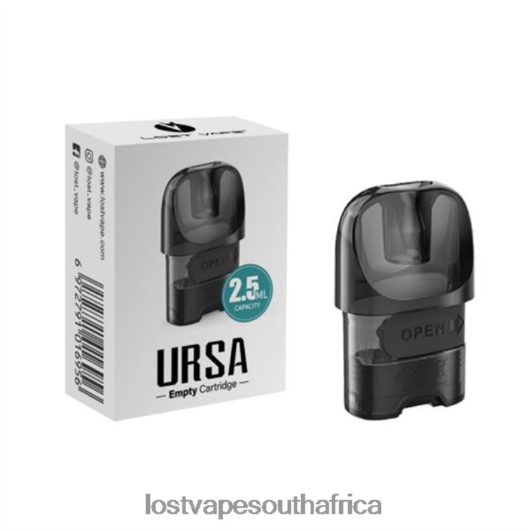 Lost Vape Dealers Near Me - 2BFN6215 Lost Vape URSA Replacement Pods Black (2ML Empty Pod Cartridge)